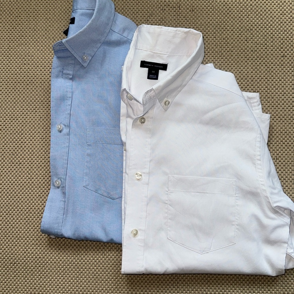 Tommy Hilfiger lot of 2 Dress Shirts